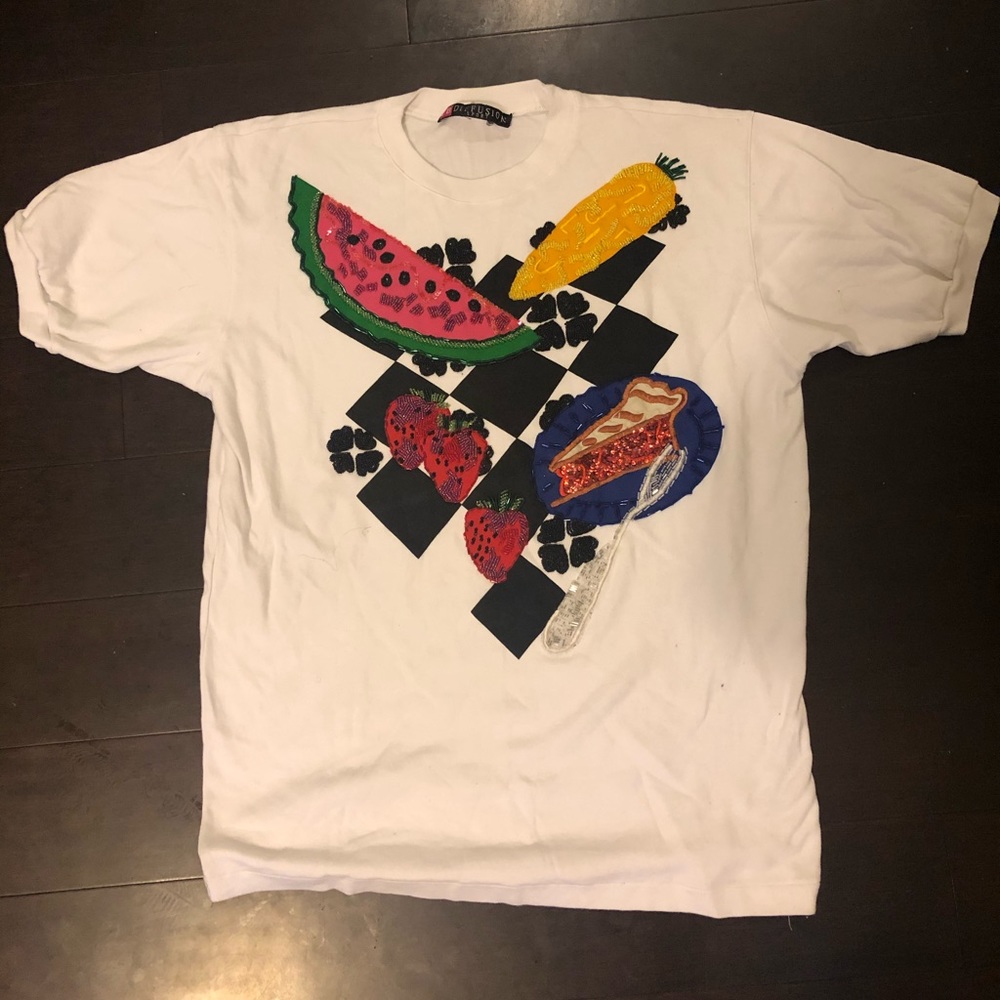 Vintage Embellished Picnic Shirt